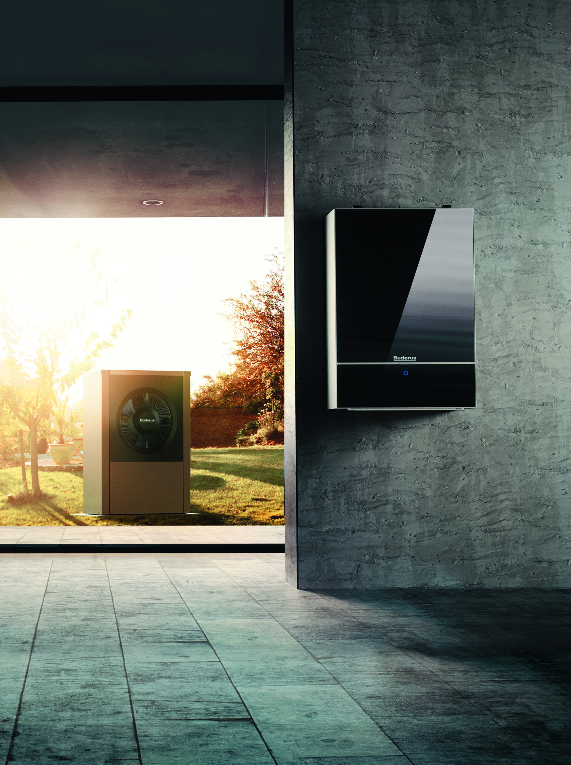 Nowoczesny salon z klimatyzacją